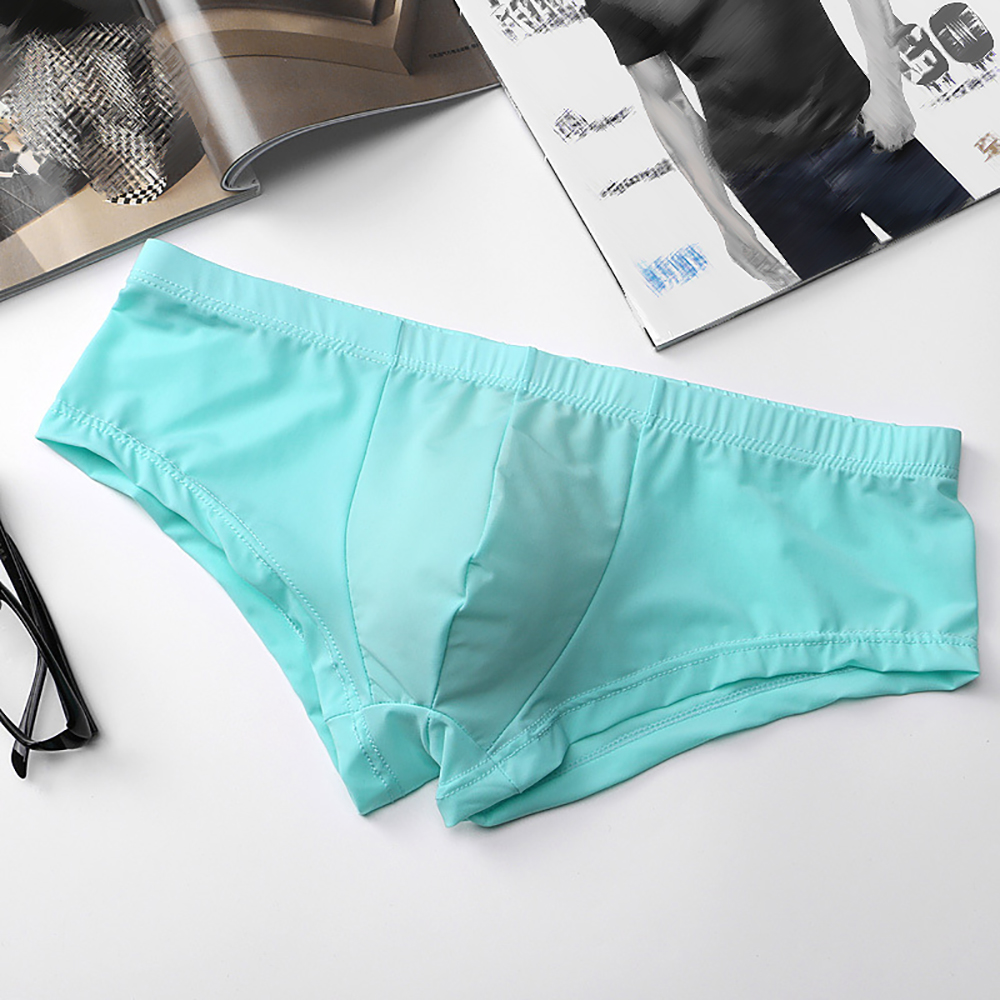 Boxer Shorts Modal - Cuecas boxer de seda gelo respirável