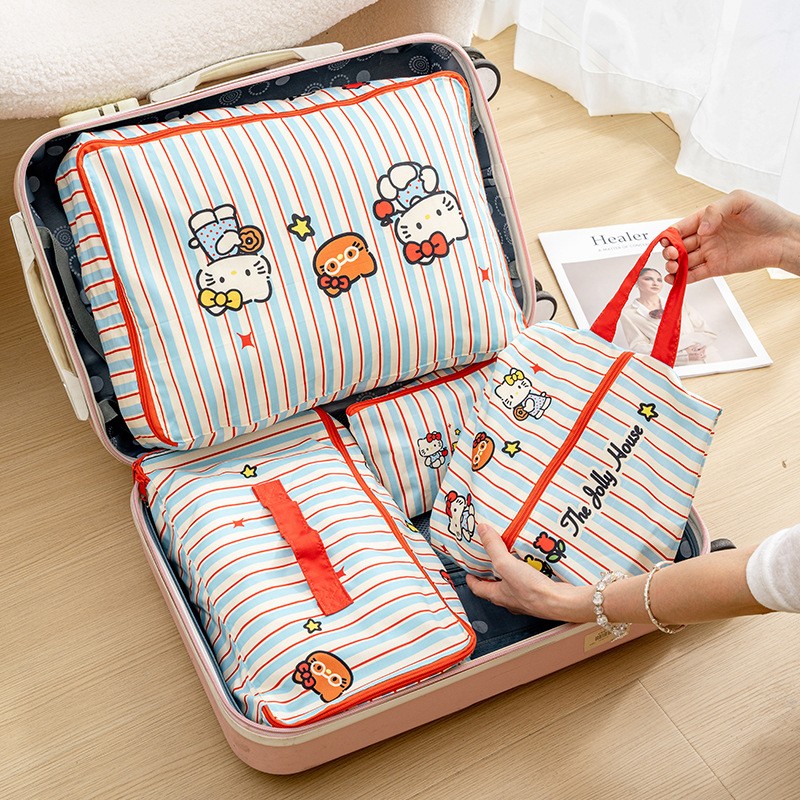 Multi Pack Underwear - Bolsas de armazenamento para viagem listradas
