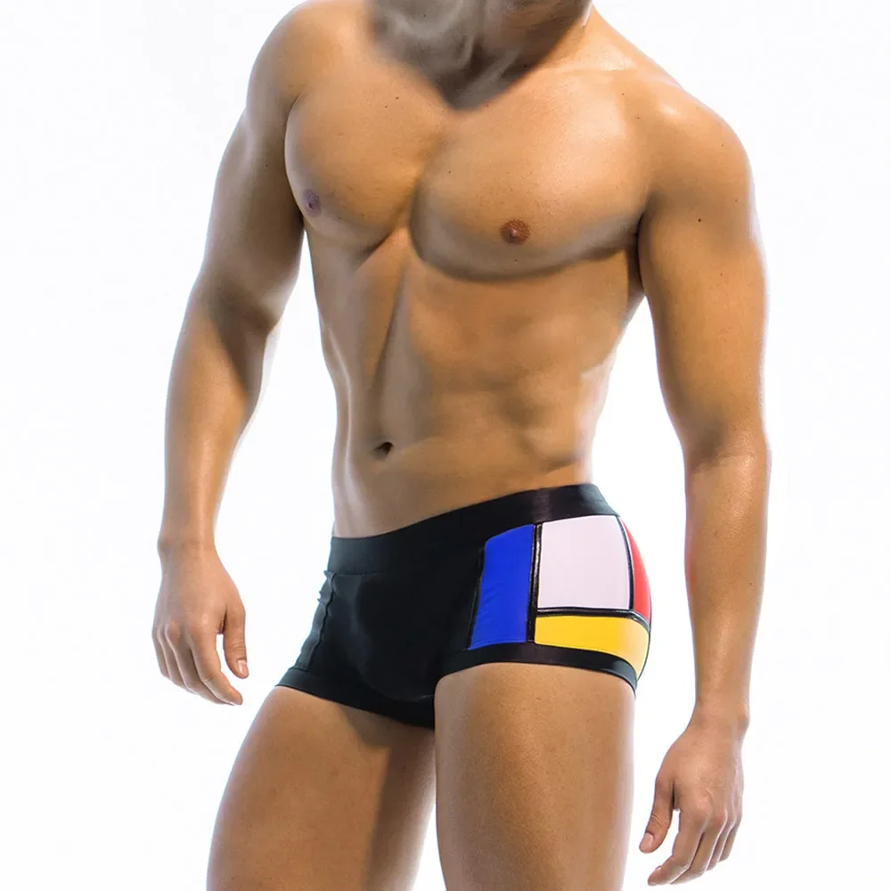 Boxer Shorts Modal - Bloco de cores masculino Surf Shorts