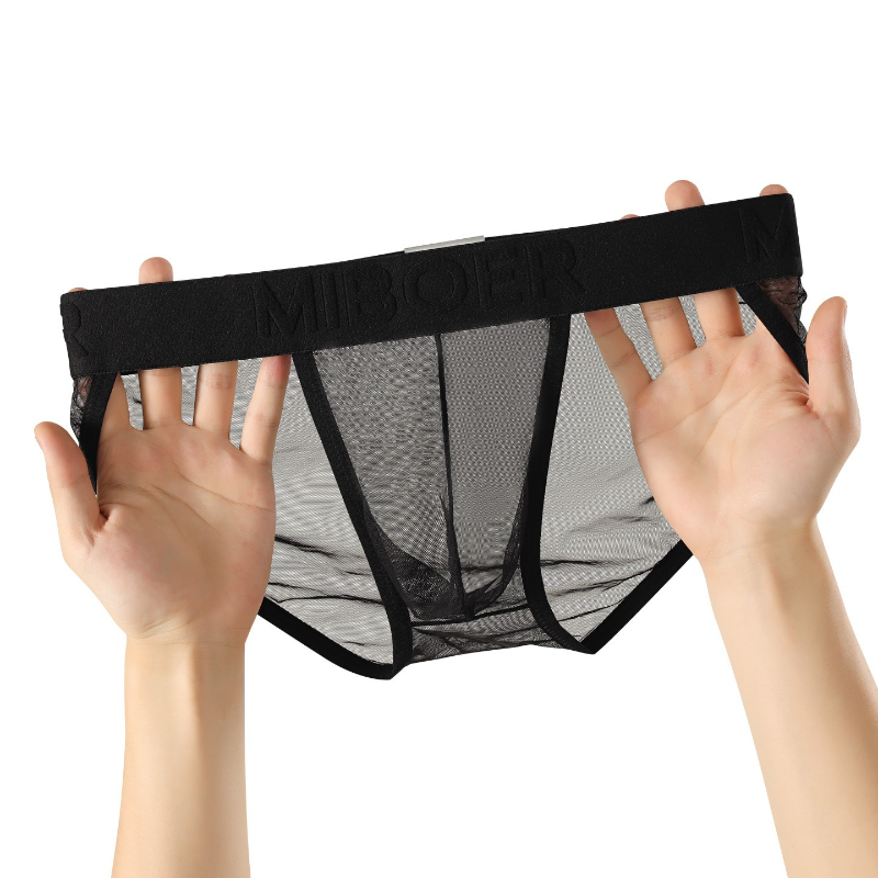 Quick Dry Underwear - Cuecas de Malha Masculinas Ultrafinas Transparentes,