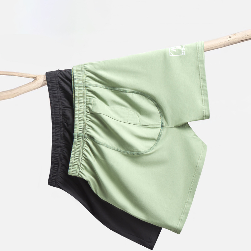 Cor sólida roupa interior masc - Boxer Shorts Modal avaliação e preço