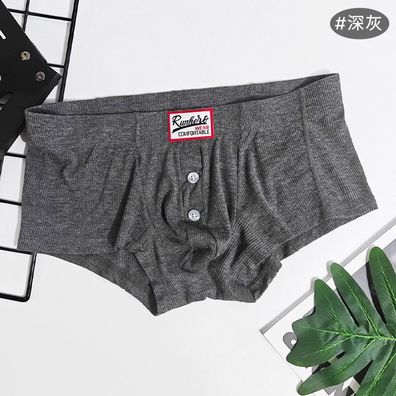 Calcinha masculina botão u con - Boxer Shorts Modal avaliação e preço