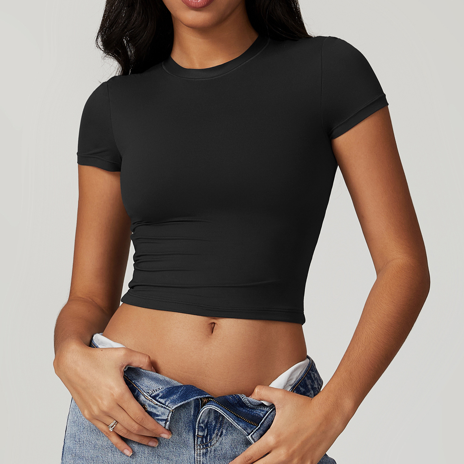 Camiseta Esportiva Feminina Ju - T Shirt Tight Fit avaliação e preço